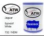 Preview: Jaguar, Spindrif White, 732 / NDM: 500ml Lackdose, von ATW Autoteile West.